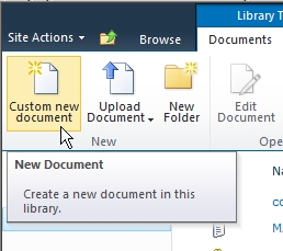 Hide new button from Ribbon toolbar