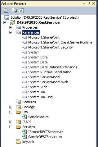 Creare servizi REST su SharePoint 2010