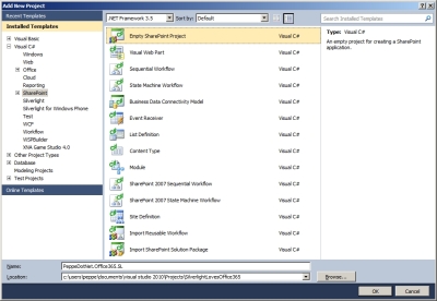 Office 365 - Installare applicazioni Silverlight su SharePonit Online