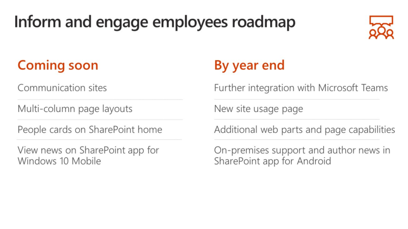 SharePoint Roadmap 2017