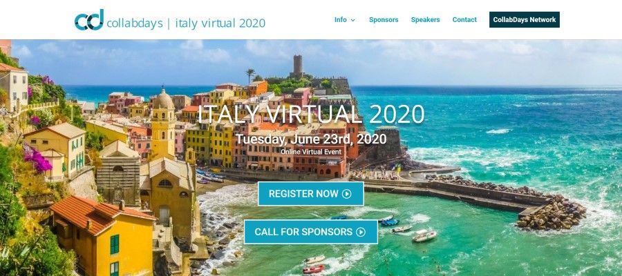 CollabDays ITALY 2020 - Evento online per il 23 giugno