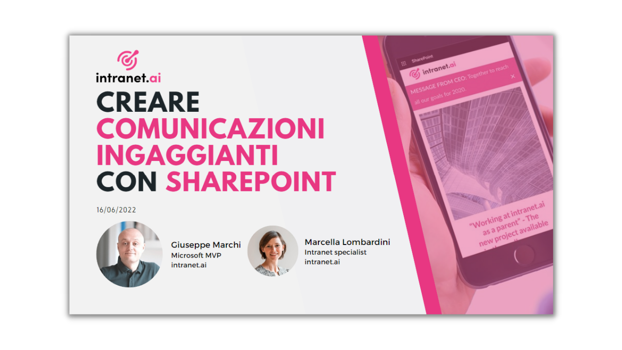 Come creare comunicazioni ingaggianti con SharePoint