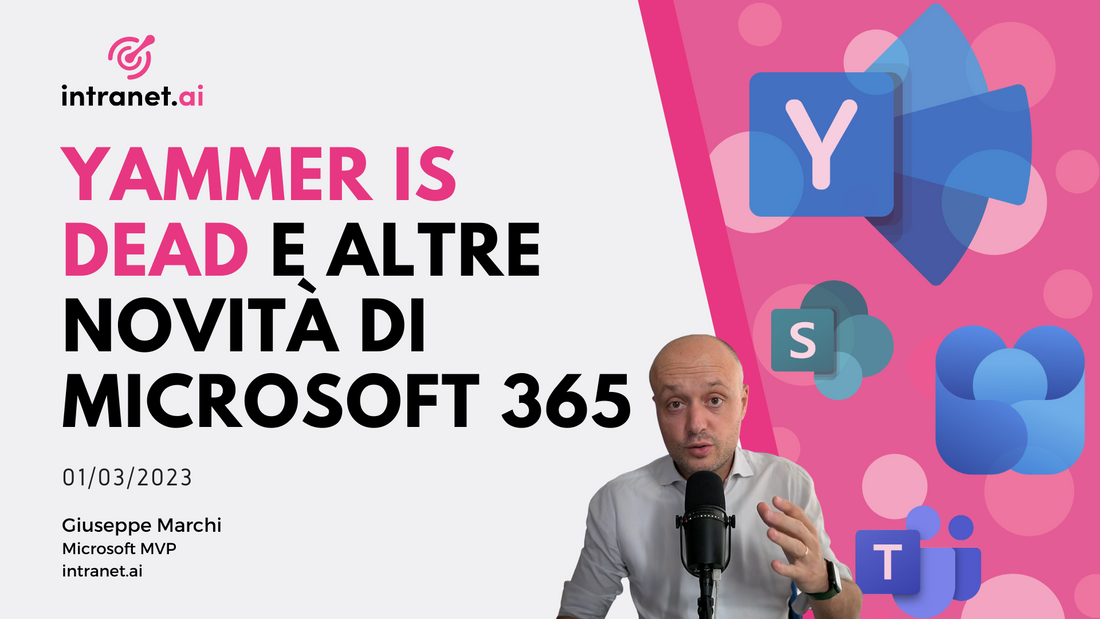 Yammer is dead, e altre novità di Microsoft 365