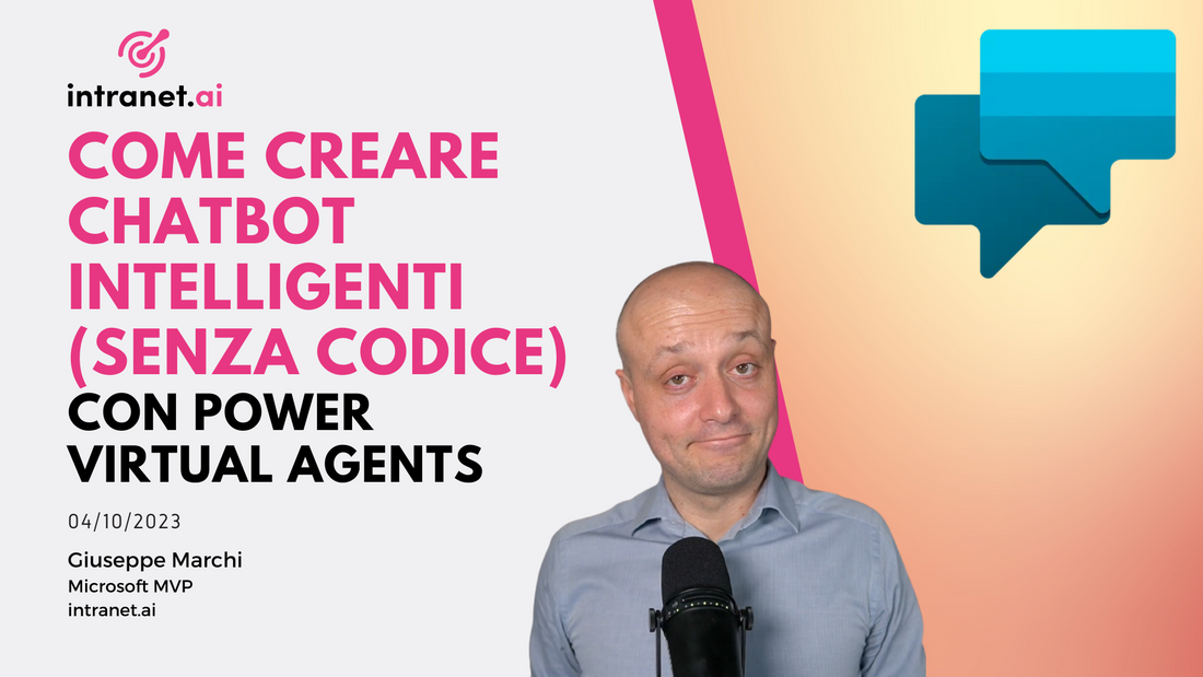 Come creare chatbot intelligenti (e senza codice) con Power Virtual Agents