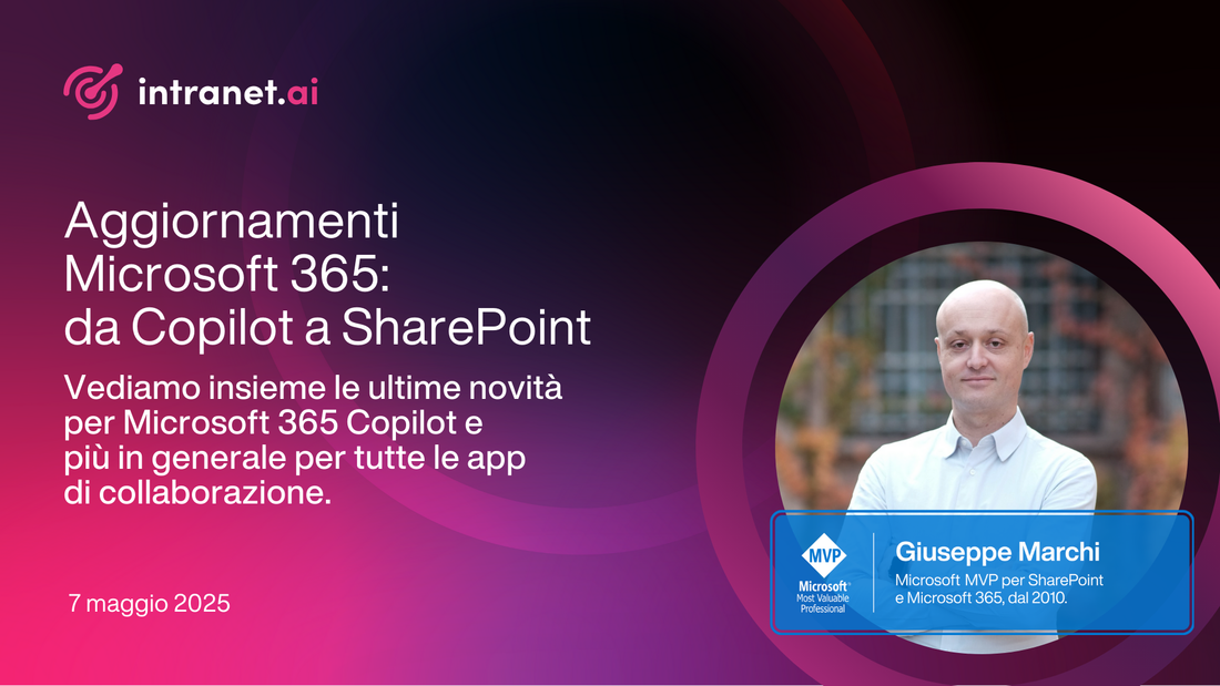 Aggiornamenti Microsoft 365: da Copilot a SharePoint