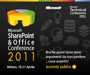 Iscriviti alle Microsoft Technical Conferences 2011