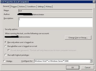 Windows Server 2008 Task Scheduler