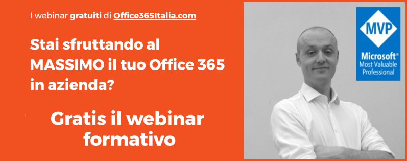 Webinar gratuiti su Office 365